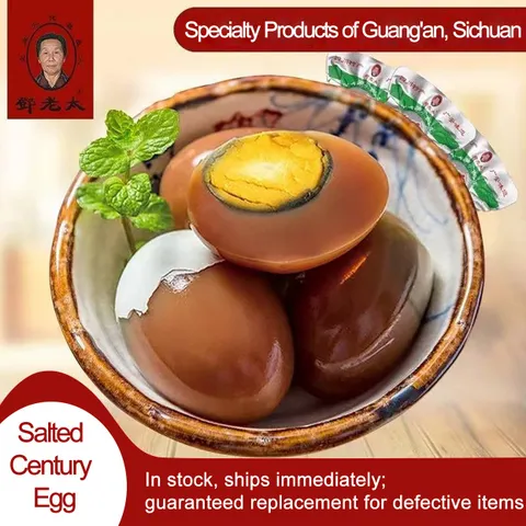 Madam Deng's Guang'an Specialty Salted Preserved Duck Eggs &ndash; Handcrafted Sichuan Delicacy