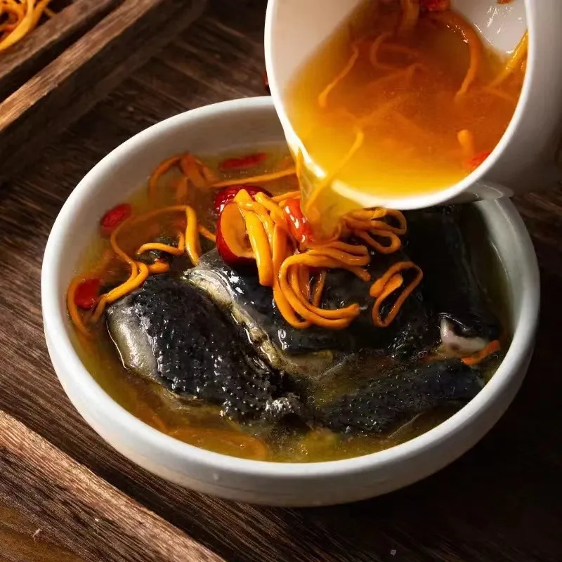 Black-bone chicken, free-range chicken. Ingredients for postnatal confinement meals: chicken soup.