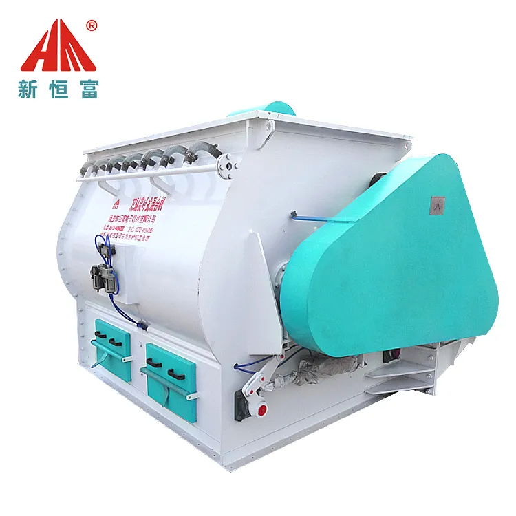 Twin-shaft paddle mixer