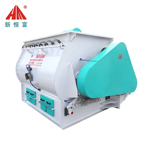 Twin-shaft paddle mixer