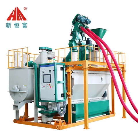 Fully automatic integrated powder processing unit with a production capacity of 3-5 tons per hour