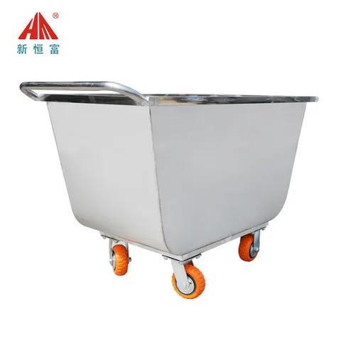 Stainless Steel Feed Cart for Livestock Farming