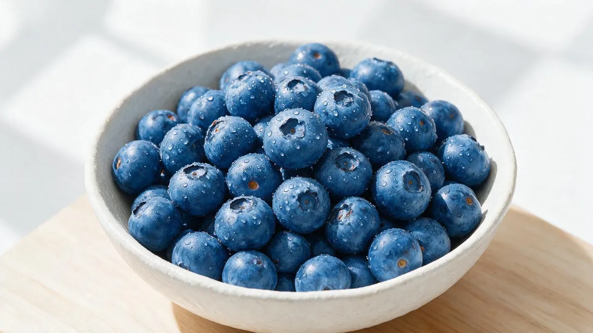 Перуяны Blueberries Египетті маркетке келтіріңде (18- Август)