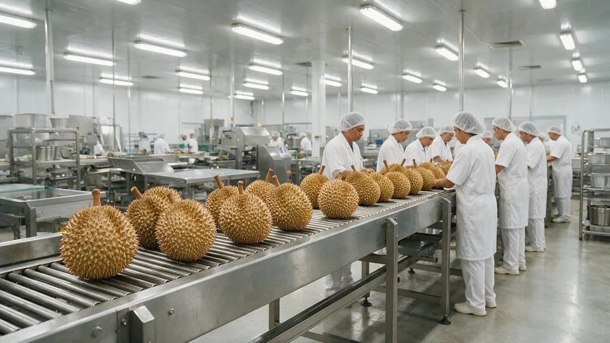 Vietnam Durian: New Plant, 54t to China(Sep 20)